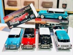 Torima WS-1955 Klasik Araba Usb-Tf-Fm Radyo Bluetooth Hoparlör Kırmızı