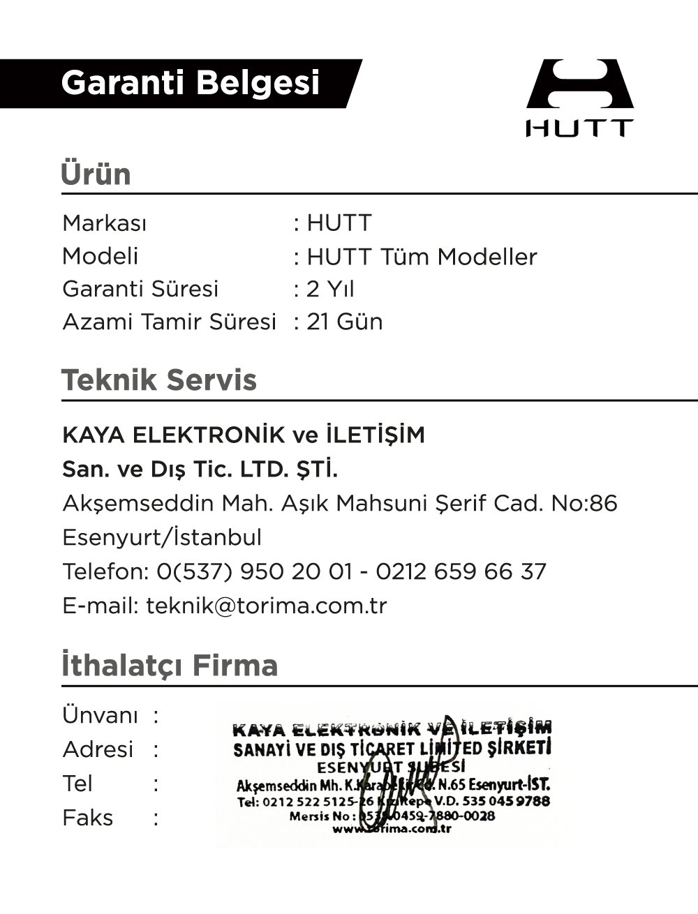 HUTT