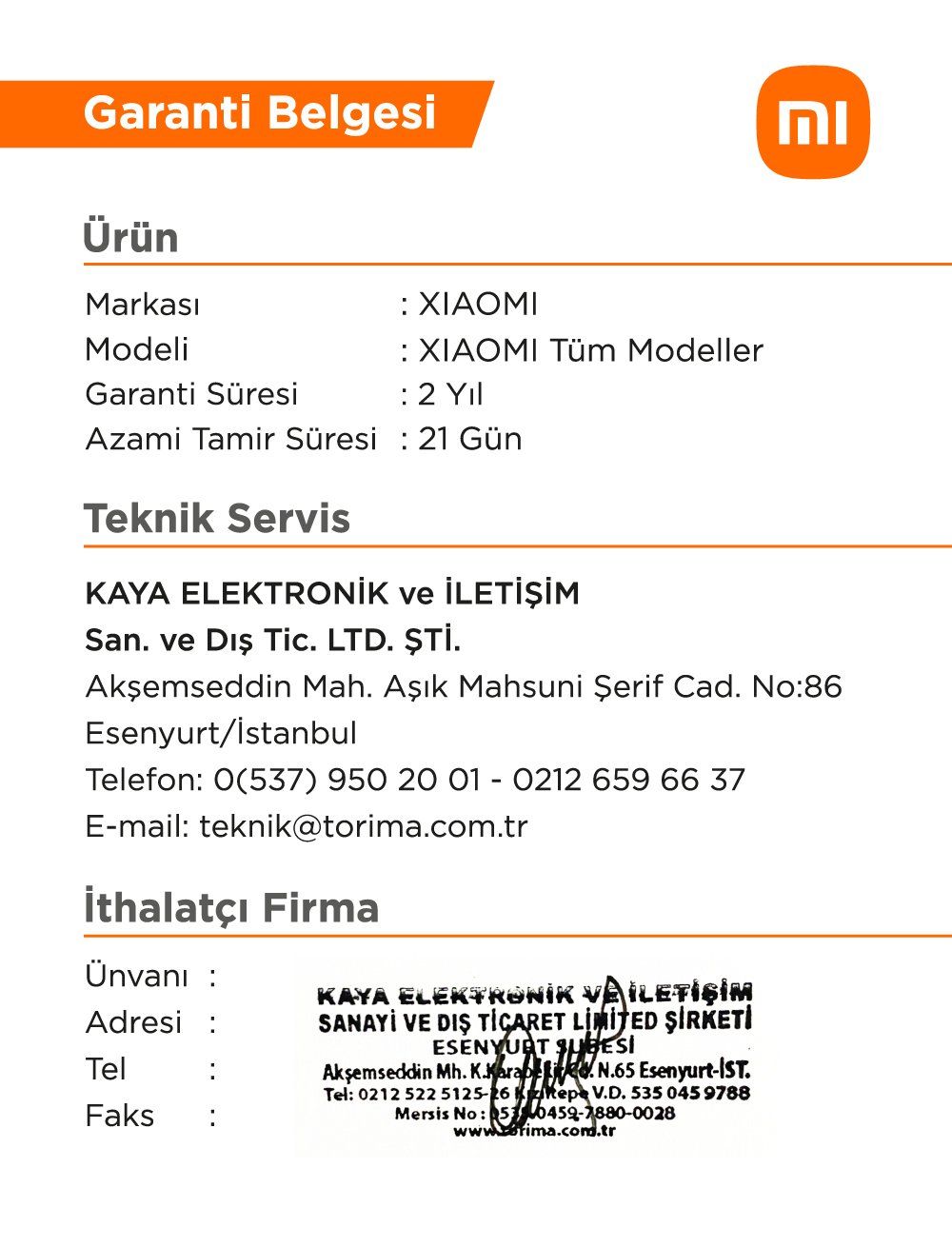 XIAOMI