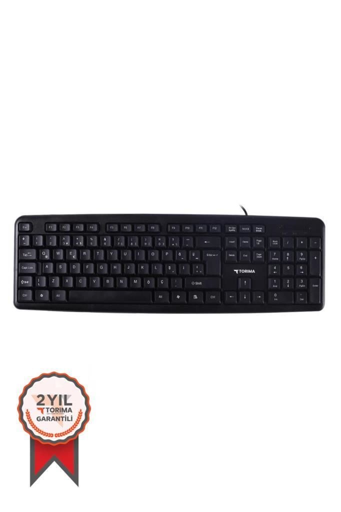 Torima TK-01 Kablolu Standart Q Klavye Siyah