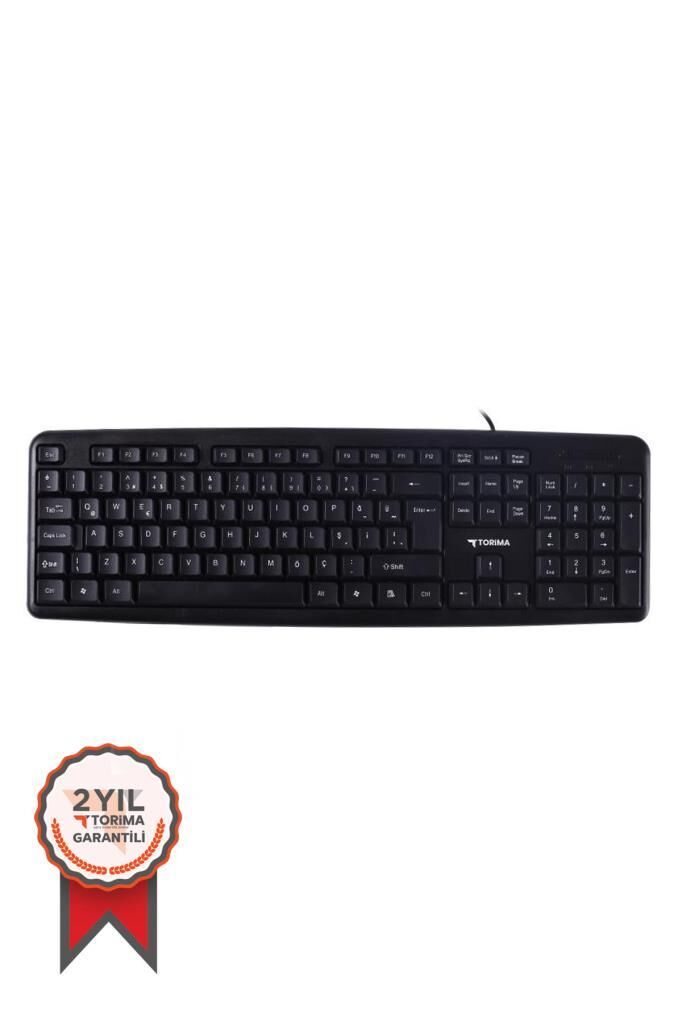 Torima TK-01 Kablolu Standart Q Klavye Siyah