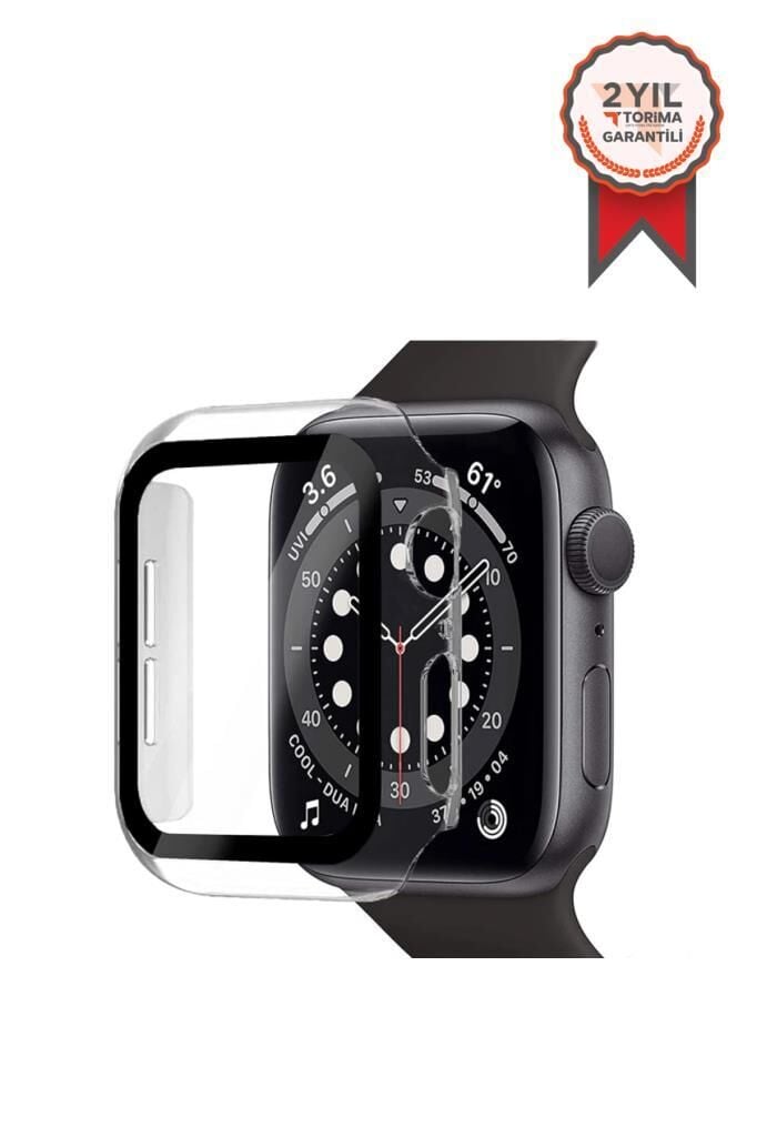 Torima 38MM Uyumlu Kasa ve Ekran Koruyucu Şeffaf Glass Case