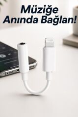 Kulaklık Dönüştürücü İphone 7 Aux JBC100 Beyaz