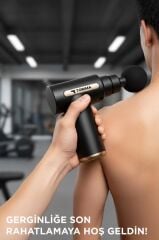 Titreşimli Şarjlı Masaj Aleti MSG-001 Siyah