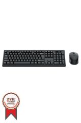 Kablosuz Q Klavye Mouse Seti TMK01 Siyah
