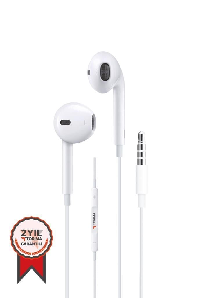 Torima YD-20  Jack Girişli Beyaz Kablolu Kulaklık