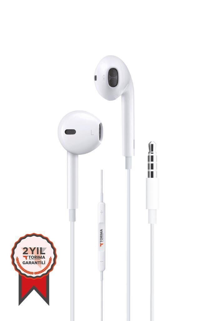 Kablolu Kulaklık Jack Girişli Kulakiçi Kulaklık YD20 Beyaz