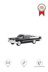 Bluetooth Hoparlör Retro Klasik Araba Tasarımlı TWS 10W FM USB Speaker D86 Siyah