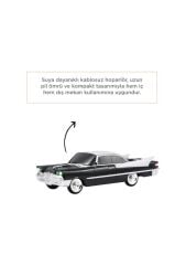 Bluetooth Hoparlör Retro Klasik Araba Tasarımlı TWS 10W FM USB Speaker D86 Siyah