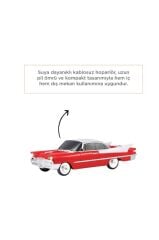 Bluetooth Hoparlör Retro Klasik Araba Tasarımlı TWS 10W FM USB Speaker D86 Kırmızı