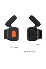 Araç Kamera 1080P 1.47 INC Wifi Ön Araç Kamerası S7 7147 Siyah