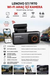 Lenovo S7/1970 Siyah Wifi Araç İçi  Ön Ve Arka Araç Kamerası