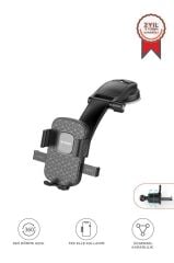 Telefon Tutucu 2si1 Arada Vakumlu Ev Ofis Araç İçi Oto Aksesuarları JX066 Siyah