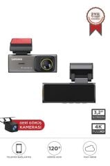 Araç İçi Kamera 3.2 INC Wifi Ön ve Arka Araç Kamerası S7 3280 Siyah