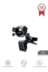 Telefon Tutucu Araç içi Döner Vakumlu Sarsıntı Önleyici Telefon Tutacağı JX068 Siyah