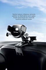 Telefon Tutucu Araç içi Döner Vakumlu Sarsıntı Önleyici Telefon Tutacağı JX068 Siyah
