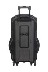 Torima NDR-V12 Siyah Mikrofonlu Kumandalı Rgb Ledli Taşınabilir Tekerlekli Bluetooth Hoparlör