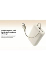 Xiaomi 33W 20.000Mah Krem Powerbank USB ve USB-C Portu ve USB-C Entegre Kablo BHR8851GL