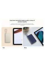 Xiaomi 33W 20.000Mah Krem Powerbank USB ve USB-C Portu ve USB-C Entegre Kablo BHR8851GL