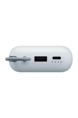 Xiaomi Power Bank 10000mAh mavi Entegre Kablo USB ve USB-C Portu 22.5W BHR9072GL