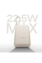 Xiaomi Power Bank 10000mAh  Krem Entegre Kablo USB ve USB-C Portu 22.5W BHR9072GL
