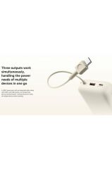 Xiaomi 33W 20.000Mah Mavi Powerbank USB ve USB-C Portu ve USB-C Entegre Kablo BHR8851GL