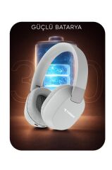 Bluetooth Kulaklık Kulak Üstü Kablosuz Kulaklık HD50 Gri