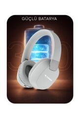 Bluetooth Kulaklık Kulak Üstü Kablosuz Kulaklık HD50 Gri