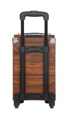 Torima B-Q8 Mikrofonlu Kumandalı Taşınabilir Tekerlekli Bluetooth Hoparlör Kahverengi