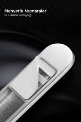 Torima JX-051 Gri Araç İçi Telefon Numarası Fosforlu Numaratör Oto Cam Kartı