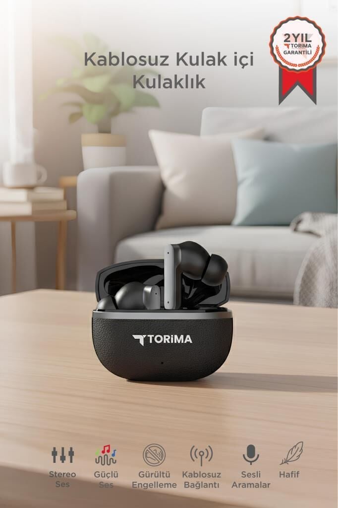 Bluetooth Kulaklık Kulak İçi Kablosuz Kulaklık TB11 Siyah
