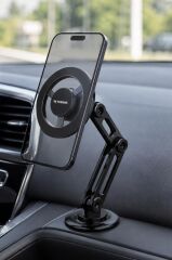 Telefon Tutucu Manyetik Çok Amaçlı Araç İçi Oto Aksesuarları JX052 Siyah
