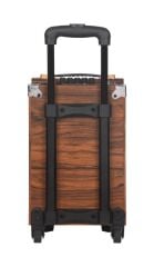 Torima B-Q12 Mikrofonlu Kumandalı Taşınabilir Tekerlekli Bluetooth Hoparlör Kahverengi