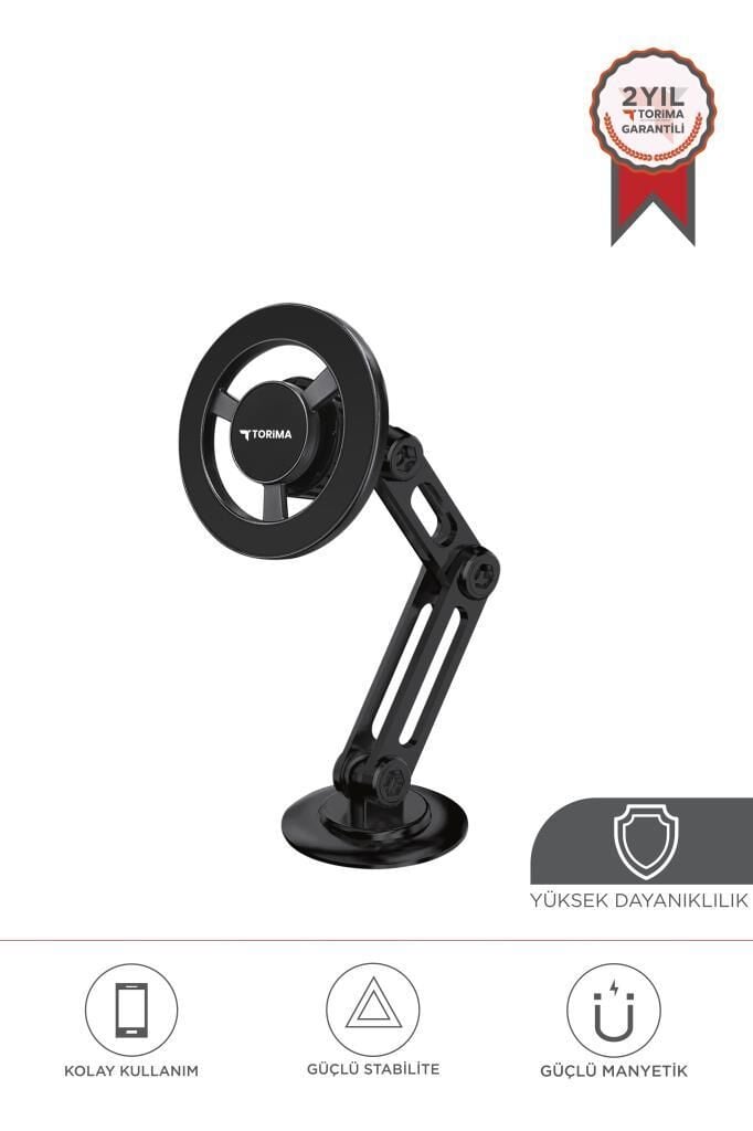 Torima  JX-052 Siyah Çok Amaçlı Manyetik Car Holder Araç İçi Telefon Tutucu