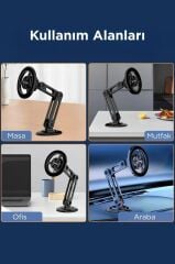 Torima  JX-052 Siyah Çok Amaçlı Manyetik Car Holder Araç İçi Telefon Tutucu