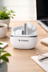 Torima Bluetooth Kulaklık Kulak İçi Kablosuz Kulaklık TB11 Beyaz