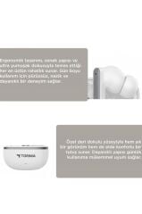 Bluetooth Kulaklık Kulak İçi Kablosuz Kulaklık TB11 Beyaz