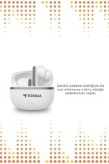 Bluetooth Kulaklık Kulak İçi Kablosuz Kulaklık TB11 Beyaz