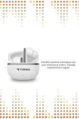 Bluetooth Kulaklık Kulak İçi Kablosuz Kulaklık TB11 Beyaz