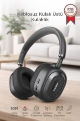 Bluetooth Kulaklık Kulak Üstü Kablosuz Kulaklık HD70 Siyah