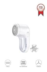 Şarjlı Tüy ve Tiftik Temizleme Makinesi Extra Bıçaklı 708 Beyaz