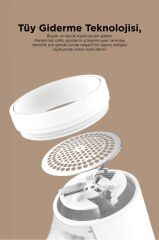 Şarjlı Tüy ve Tiftik Temizleme Makinesi Extra Bıçaklı 708 Beyaz