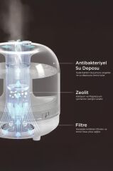 Torima X5 Siyah Humidifier Hava Nemlendirici Aroma Terapili Buhar Makinesi