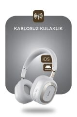 Bluetooth Kulaklık Kulak Üstü Kablosuz Kulaklık HD70 Gri