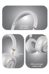 Bluetooth Kulaklık Kulak Üstü Kablosuz Kulaklık HD70 Gri