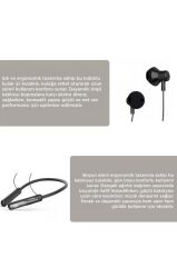 Bluetooth Kulaklık Kulak İçi Boyuna Asılabilir 5 Ses Değiştirme Modlu Kablosuz Kulaklık TB12 Siyah