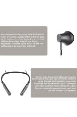 Bluetooth Kulaklık Boyun Askılı Neckband ENC Extra Bass 30 Saat Kullanım TB09 Siyah