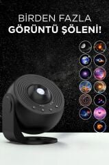 Torima BL-DQY02 Siyah Galaxy Led Lazer Projektör Gece Lambası Projeksiyon
