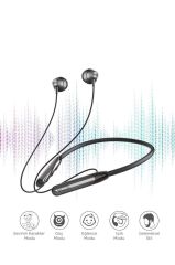 Bluetooth Kulaklık Boyun Askılı Neckband ENC Extra Bass Manyetik Kulaklık TB10 Siyah
