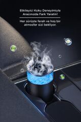 Araç İçi Aroma Difüzörü Hava Nemlendirici Şarjlı Oda ve Araba Kokusu TCF01 Northern Cedar